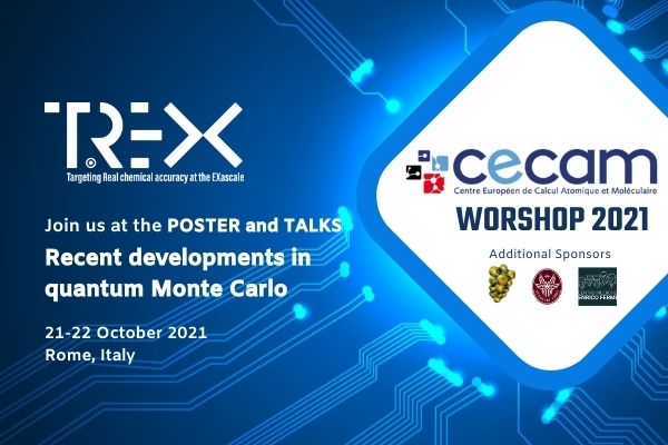 CECAM 2021 Workshop: Recent developments in quantum Monte Carlo