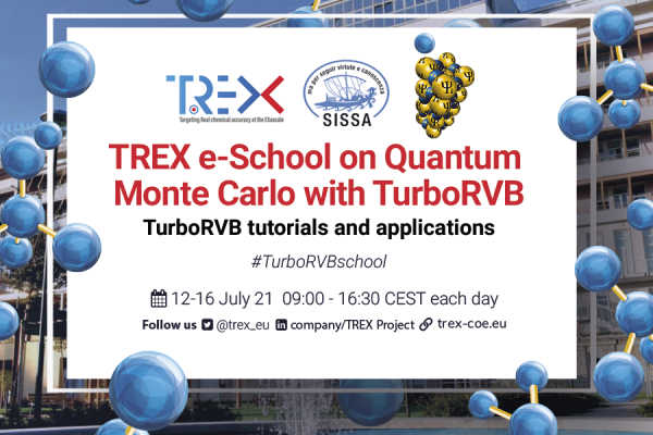 TREX e-Summer School on Quantum Monte Carlo with TurboRVB